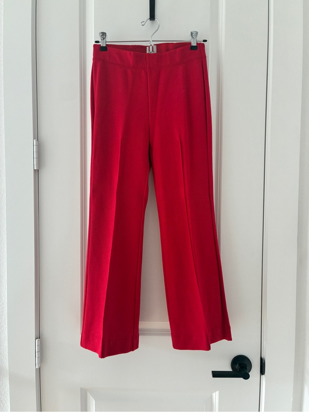 Anthropologie red soft pants